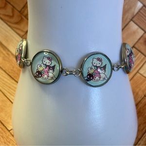 Custom Hello kitty & friends stainless steel bracelet